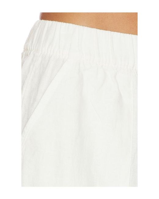 Beyond Yoga White Easy Linen Pants