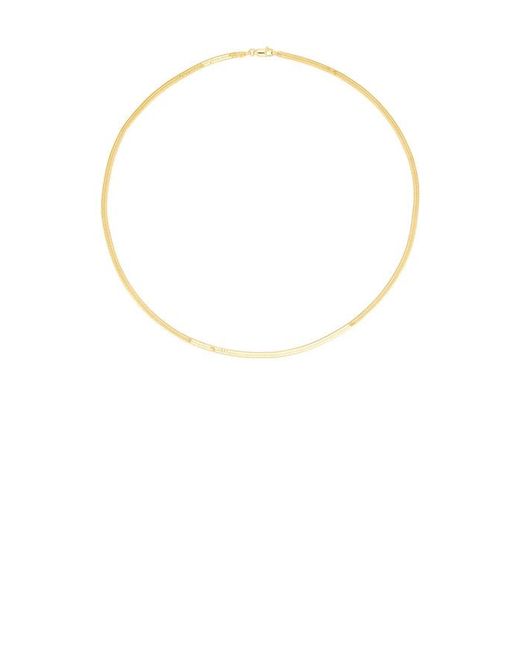 Loren Stewart Metallic Herringbone Necklace