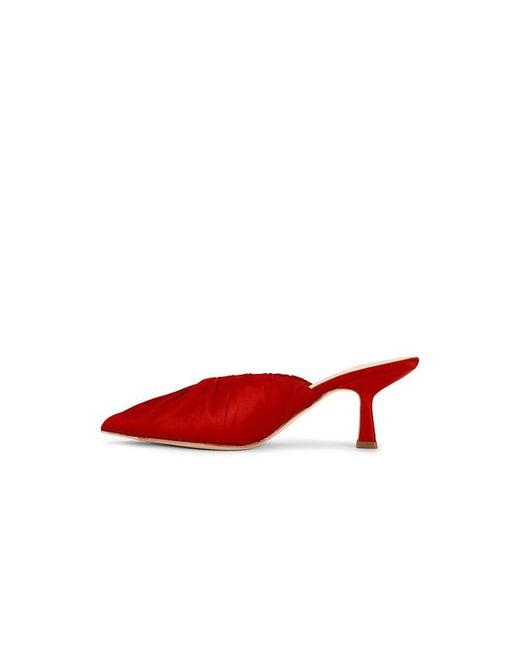 Loeffler Randall Red Inez Smocked Mule