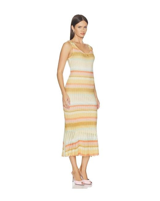 Cinq À Sept Multicolor Edie Spaced Dyed Dress
