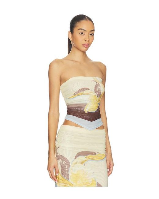 SOVERE Natural Dahlia Top