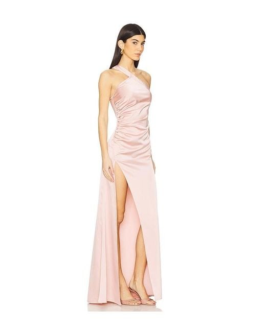 Michael Costello Natural Abendkleid Abelin