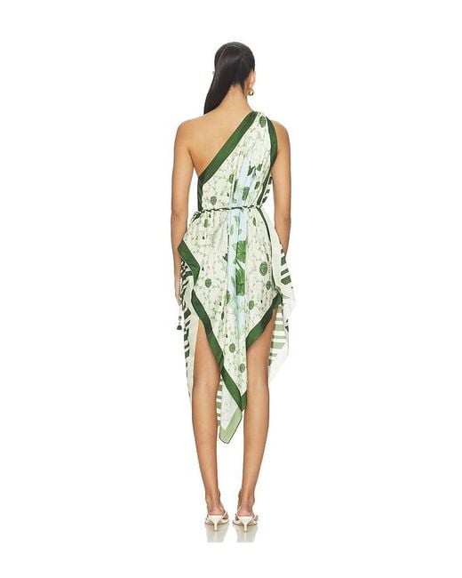 VERANDAH Multicolor Multiway Scarf Blouse Dress