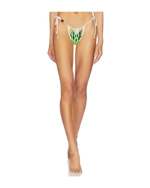AFRM Multicolor Cali Beaded Bikini Bottom