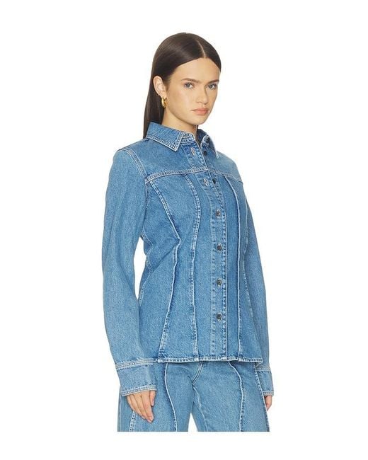 Closed Blue Organic Seaming Shirt