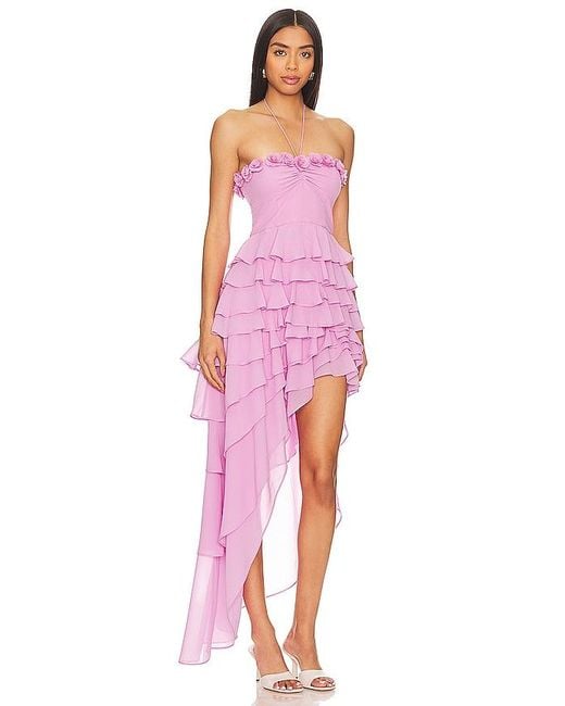 MAJORELLE Pink Brittan Gown