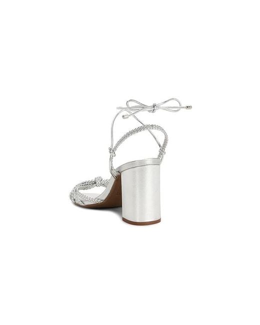 SCHUTZ SHOES White Adele Block Sandal
