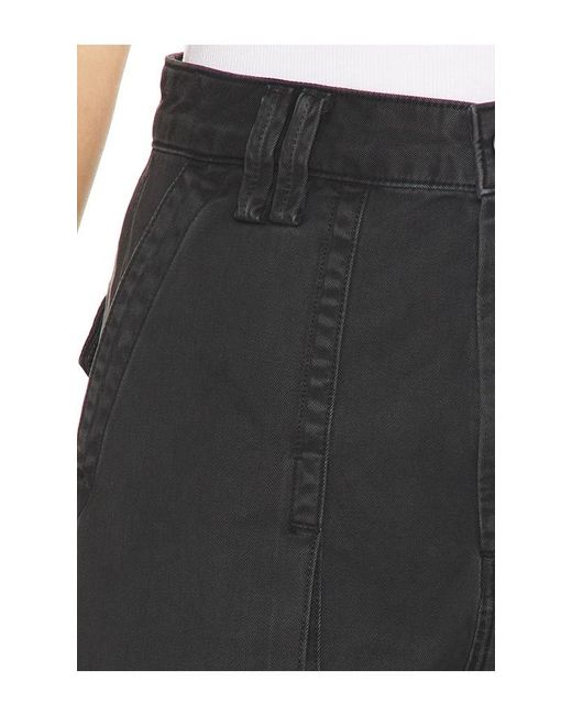 Agolde Black Kiva Short