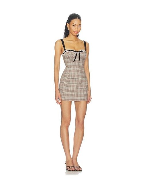 MORE TO COME White Flora Mini Dress