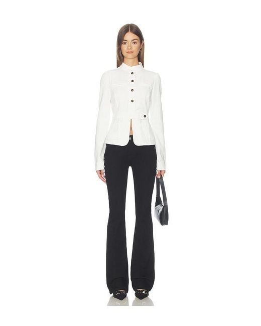 Lioness White Brooklyn Denim Jacket