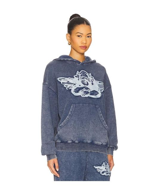 Boys Lie Blue Stitch Me Up Racer Hoodie