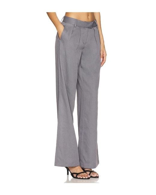 ALL THE WAYS Gray Libbi Trouser