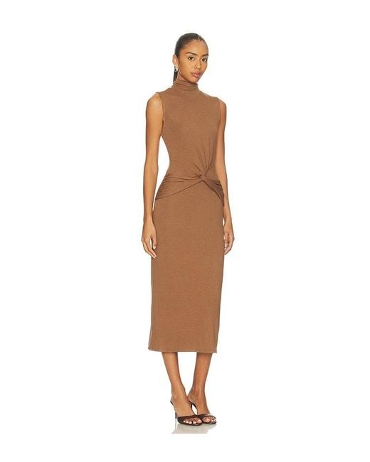 Astr Brown Riana Dress