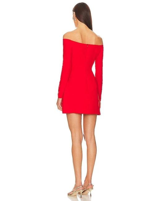 SELMACILEK Red Strapless Mini Dress