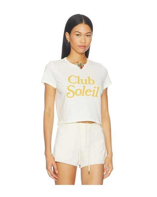 Sunny Somewhere Red Club Soleil Tiny Tee