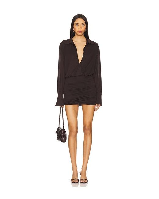 SER.O.YA Black Myla Mini Dress