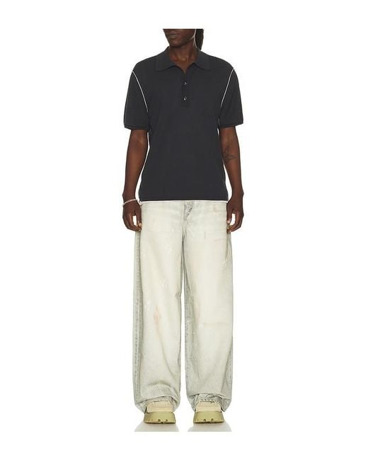 Won Hundred White Lyon Printed Denim Jeans for men