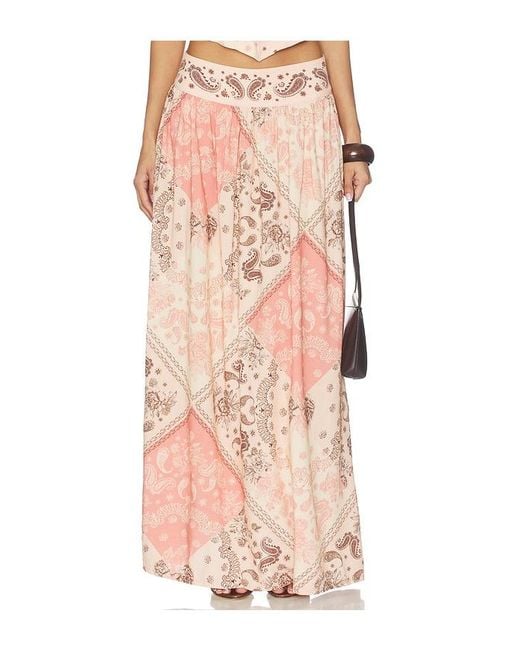 Agua Bendita Pink X Revolve X Revolve Tropic Maxi Skirt