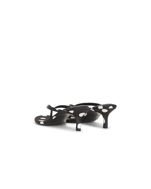 Black Suede Studio White Tash 50 Mule