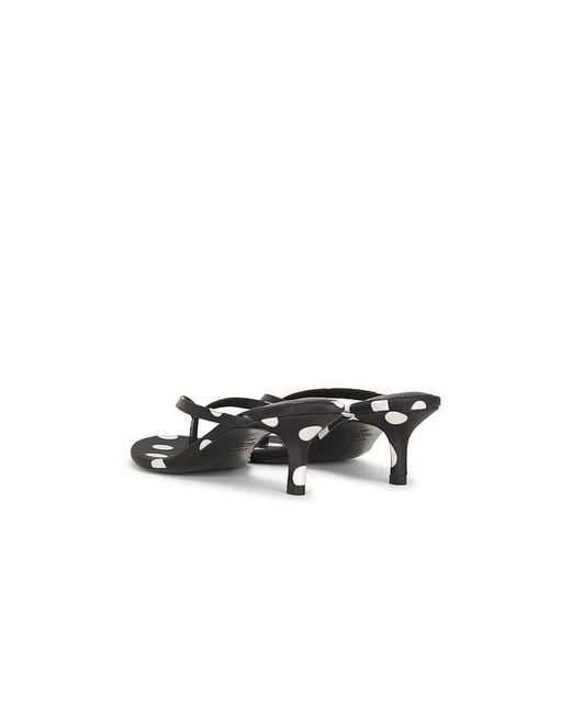 Black Suede Studio White Tash 50 Mule