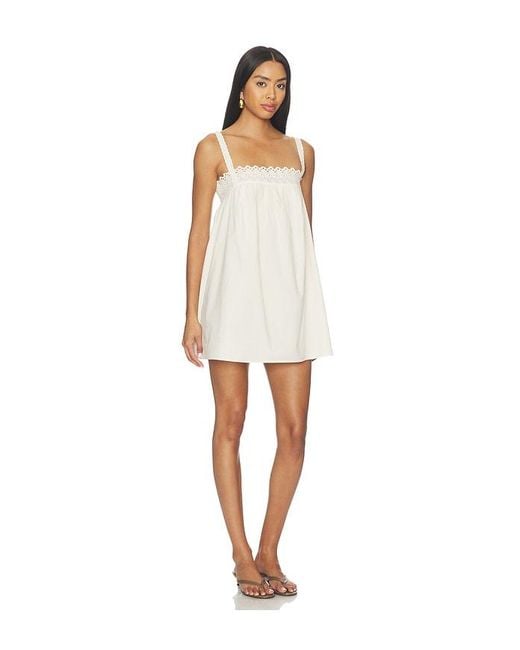 Tularosa White Colette Mini Dress