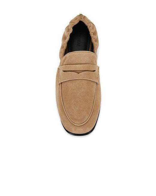Jonathan Simkhai White Danna Suede Loafer