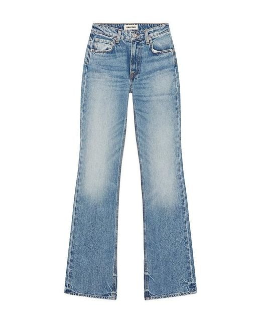 GRLFRND Blue Melanie High Rise Boot Cut