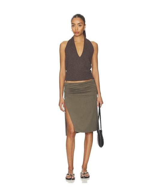 St. Agni Multicolor Fine Merino Halter Top