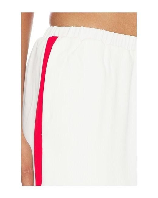 SNDY'S White Reed Contrast Pant