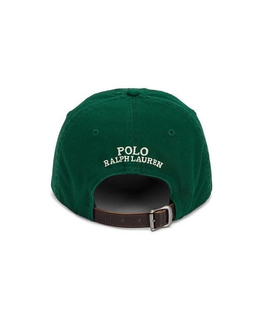Polo Ralph Lauren Green Twill Woven Cap