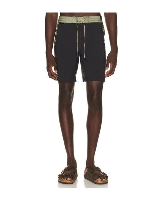 Dark Seas Black Rincon Boardshort for men