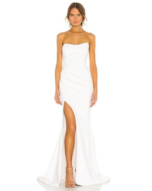 Katie May White X Noel And Jean Divinity Gown