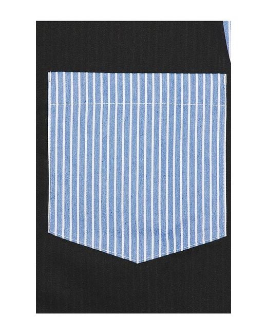 Pleasures Blue Onyx Button Up Shirt for men