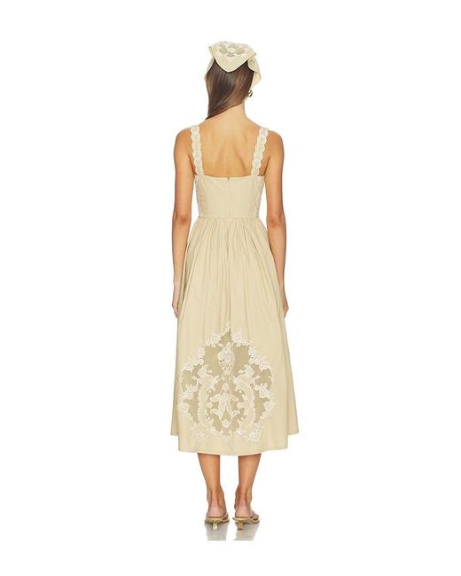 LPA Natural Isadora Midi Dress