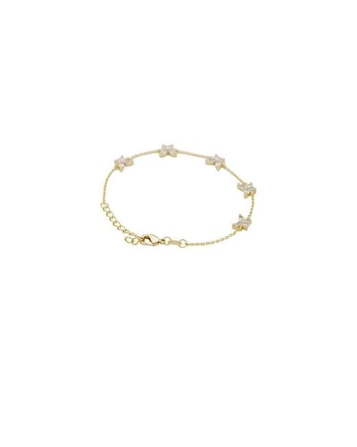 By Adina Eden Black Cz Multi Butterfly Bracelet