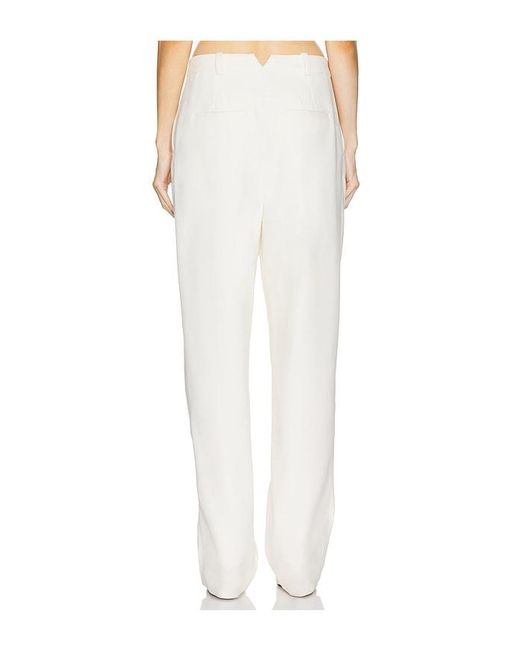 Helsa White The Barrel Pant