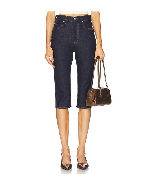 GRLFRND Blue Zoe Capri