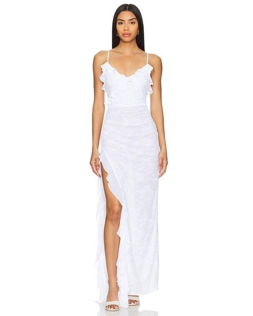 Nbd White Anila Maxi Dress