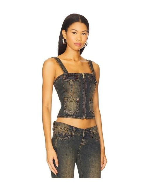 A.Brand Black Utility Top