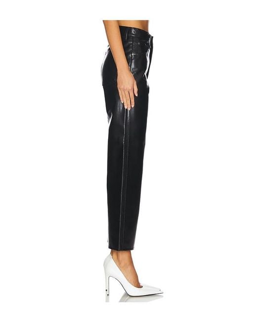 Agolde Black Ren High Rise Straight