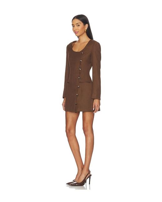 Astr Brown Kassandre Dress