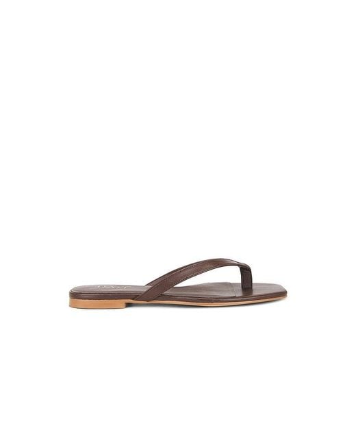 Raye White Grainger Flip Flop
