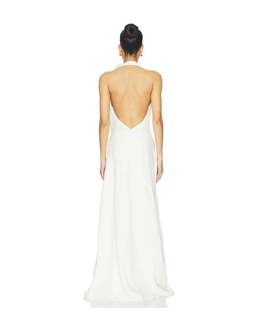 AZULU White Pia Dress