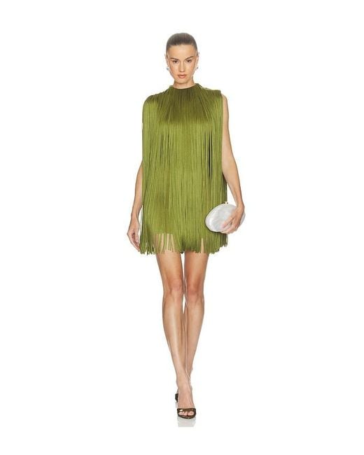 Cult Gaia Green Monica Dress