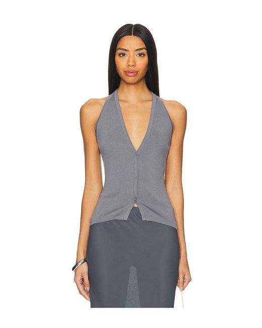 Lioness Blue Brat Halter Top
