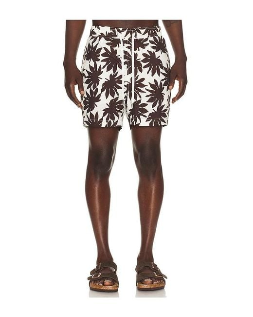 Onia Black Charles 5 Swim Trunk for men