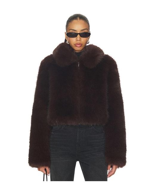L'academie Black 'Academie Savoie Faux Fur Jacket