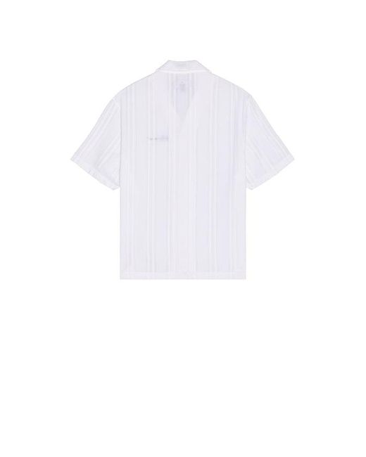 メンズ Represent Embroidered ボーリングシャツ White