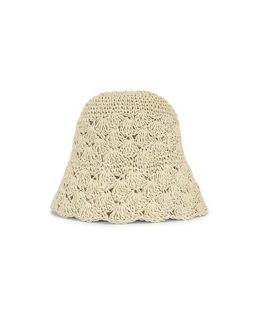 Lovers + Friends Natural Cori Raffia Hat