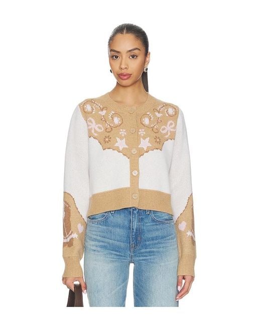 LoveShackFancy Blue Leyah Cardigan